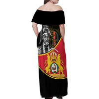 First Empire Of Haiti 1804-1806 Family Matching Off Shoulder Maxi Dress and Hawaiian Shirt Jean-Jacques Dessalines Liberte ou la Mort!