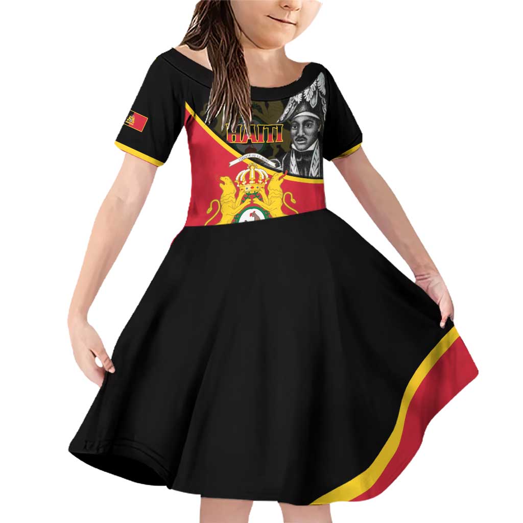 First Empire Of Haiti 1804-1806 Family Matching Off Shoulder Short Dress and Hawaiian Shirt Jean-Jacques Dessalines Liberte ou la Mort!