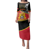 First Empire Of Haiti 1804-1806 Family Matching Puletasi and Hawaiian Shirt Jean-Jacques Dessalines Liberte ou la Mort!