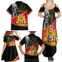 First Empire Of Haiti 1804-1806 Family Matching Summer Maxi Dress and Hawaiian Shirt Jean-Jacques Dessalines Liberte ou la Mort!