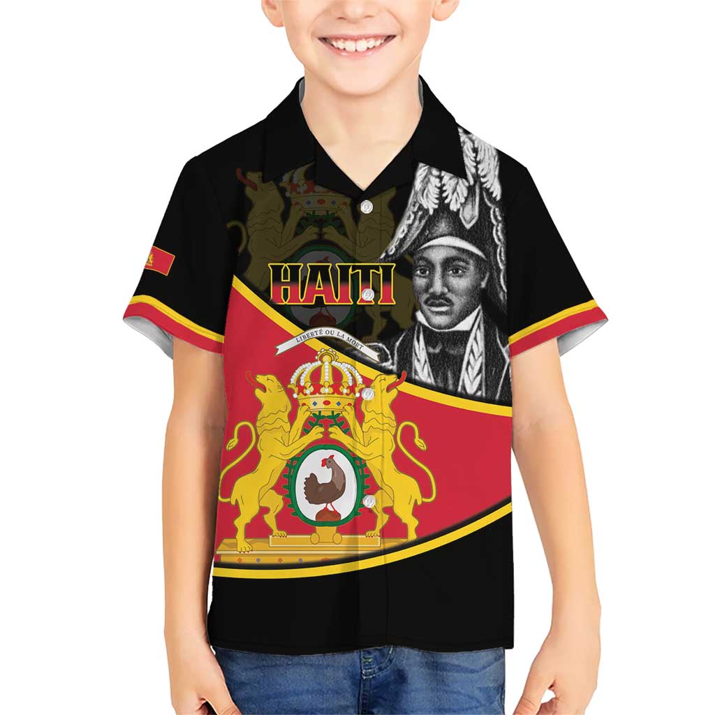 First Empire Of Haiti 1804-1806 Kid Hawaiian Shirt Jean-Jacques Dessalines Liberte ou la Mort!