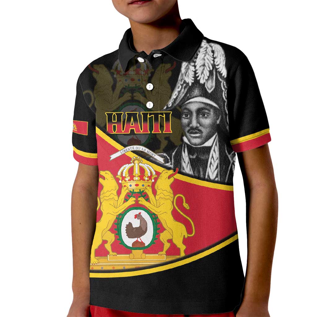 First Empire Of Haiti 1804-1806 Kid Polo Shirt Jean-Jacques Dessalines Liberte ou la Mort!