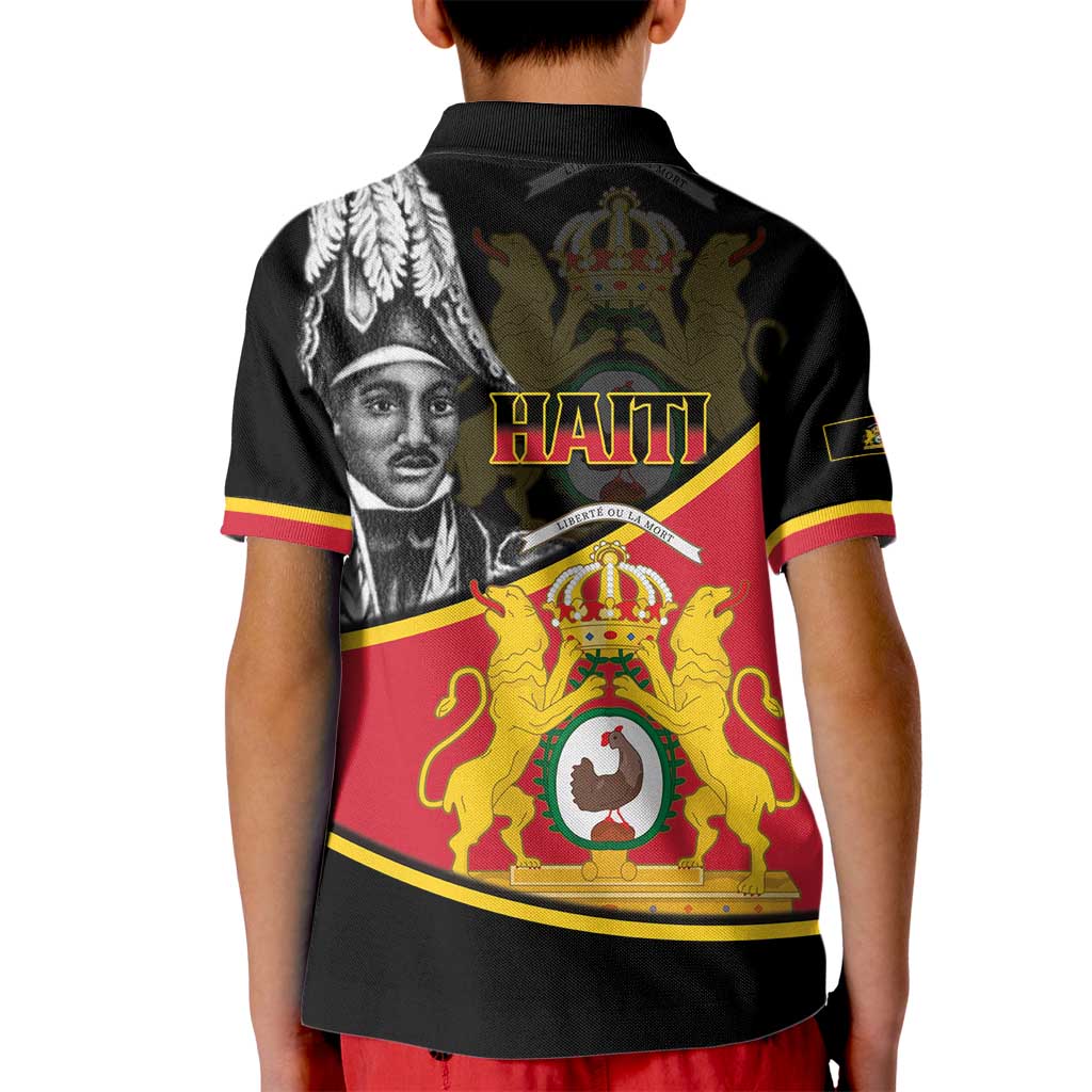 First Empire Of Haiti 1804-1806 Kid Polo Shirt Jean-Jacques Dessalines Liberte ou la Mort!