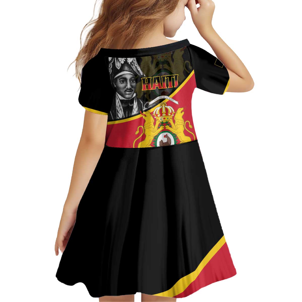 First Empire Of Haiti 1804-1806 Kid Short Sleeve Dress Jean-Jacques Dessalines Liberte ou la Mort!