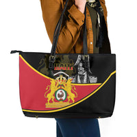 First Empire Of Haiti 1804-1806 Leather Tote Bag Jean-Jacques Dessalines Liberte ou la Mort!