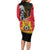 First Empire Of Haiti 1804-1806 Long Sleeve Bodycon Dress Jean-Jacques Dessalines Liberte ou la Mort!