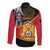 First Empire Of Haiti 1804-1806 Long Sleeve Button Shirt Jean-Jacques Dessalines Liberte ou la Mort!