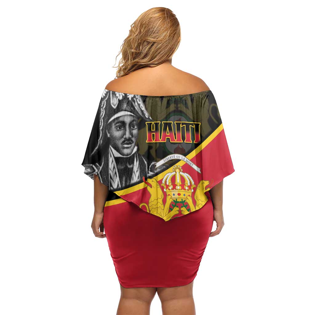 First Empire Of Haiti 1804-1806 Off Shoulder Short Dress Jean-Jacques Dessalines Liberte ou la Mort!