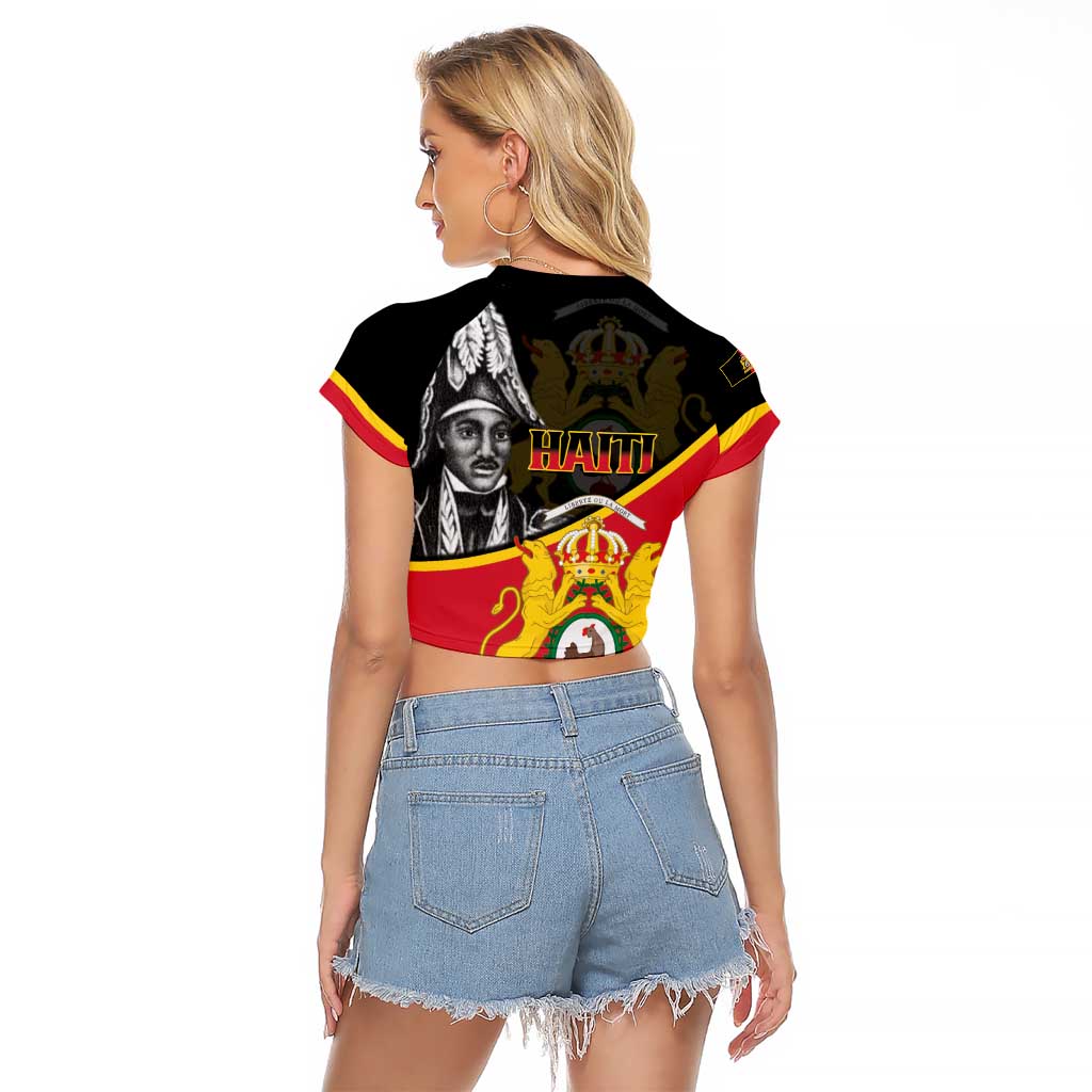 First Empire Of Haiti 1804-1806 Raglan Cropped T Shirt Jean-Jacques Dessalines Liberte ou la Mort!
