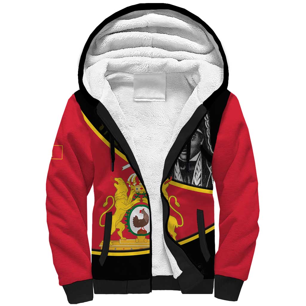 First Empire Of Haiti 1804-1806 Sherpa Hoodie Jean-Jacques Dessalines Liberte ou la Mort!