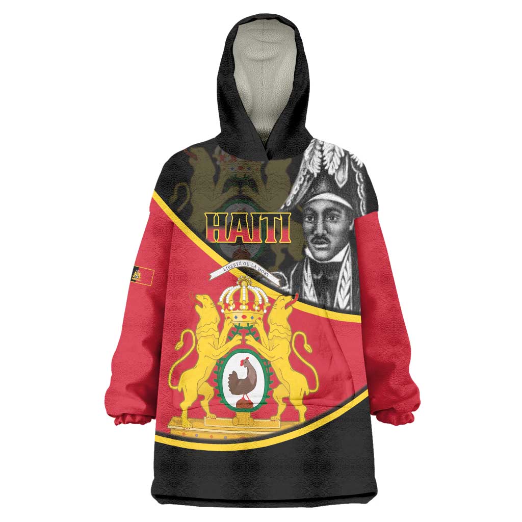 First Empire Of Haiti 1804-1806 Wearable Blanket Hoodie Jean-Jacques Dessalines Liberte ou la Mort!