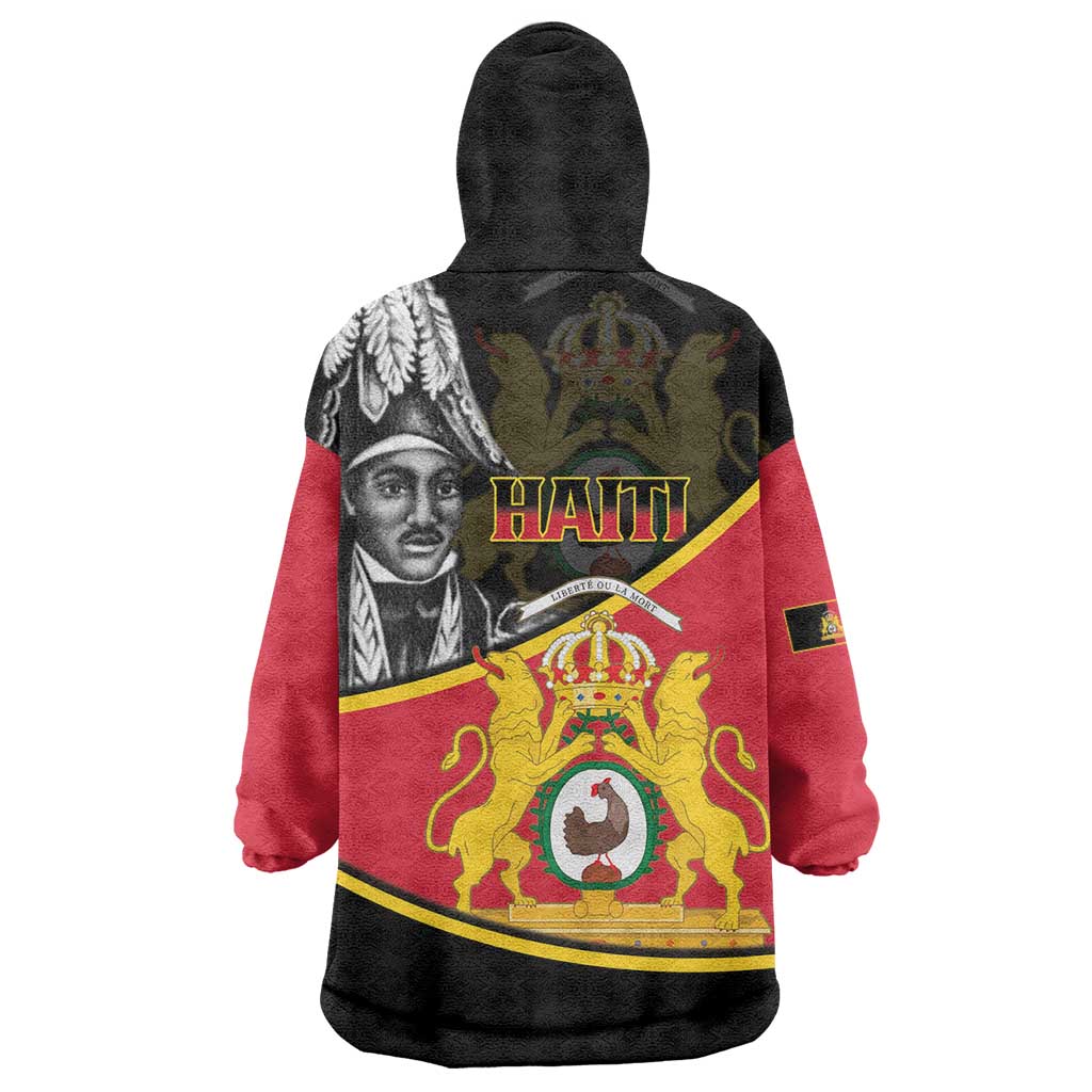 First Empire Of Haiti 1804-1806 Wearable Blanket Hoodie Jean-Jacques Dessalines Liberte ou la Mort!