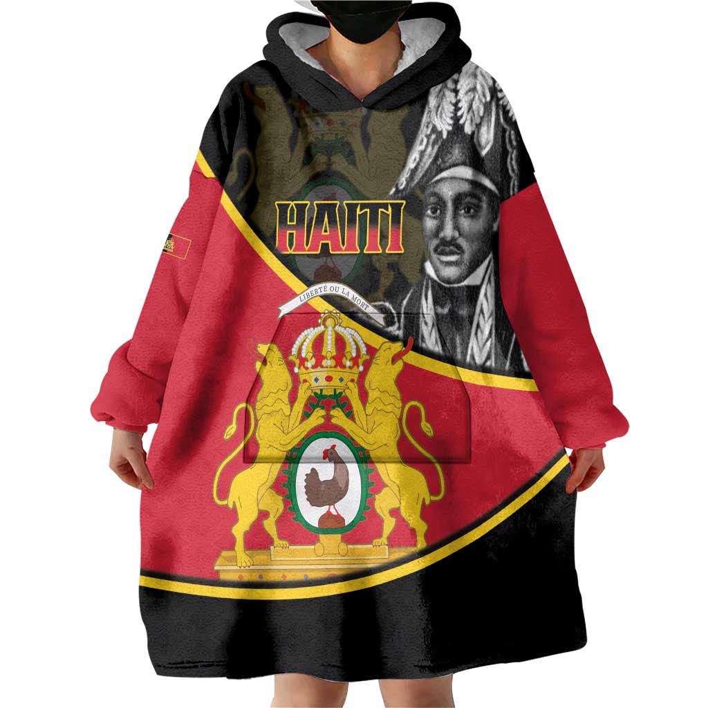 First Empire Of Haiti 1804-1806 Wearable Blanket Hoodie Jean-Jacques Dessalines Liberte ou la Mort!