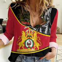 First Empire Of Haiti 1804-1806 Women Casual Shirt Jean-Jacques Dessalines Liberte ou la Mort!