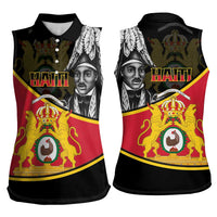 First Empire Of Haiti 1804-1806 Women Sleeveless Polo Shirt Jean-Jacques Dessalines Liberte ou la Mort!