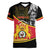 First Empire Of Haiti 1804-1806 Women V-Neck T-Shirt Jean-Jacques Dessalines Liberte ou la Mort!