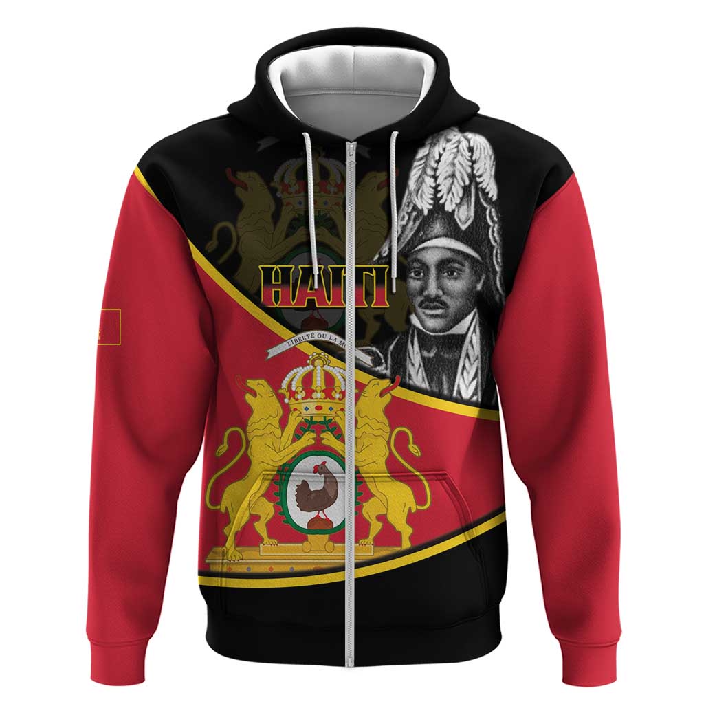 First Empire Of Haiti 1804-1806 Zip Hoodie Jean-Jacques Dessalines Liberte ou la Mort!