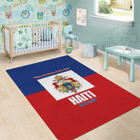 Second Empire of Haiti 1849-1859 Area Rug Anpi an Ayiti Flag Style