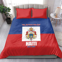 Second Empire of Haiti 1849-1859 Bedding Set Anpi an Ayiti Flag Style