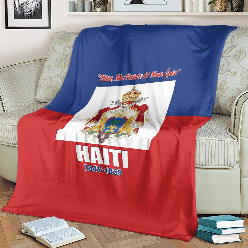 Second Empire of Haiti 1849-1859 Blanket Anpi an Ayiti Flag Style