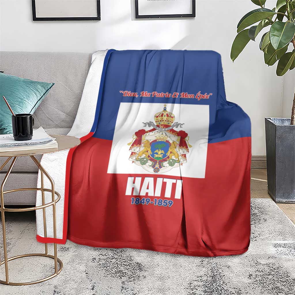 Second Empire of Haiti 1849-1859 Blanket Anpi an Ayiti Flag Style