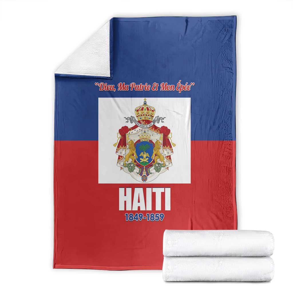 Second Empire of Haiti 1849-1859 Blanket Anpi an Ayiti Flag Style