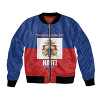 Personalised Second Empire of Haiti 1849-1859 Bomber Jacket Anpi an Ayiti Flag Style