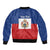 Personalised Second Empire of Haiti 1849-1859 Bomber Jacket Anpi an Ayiti Flag Style