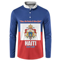 Personalised Second Empire of Haiti 1849-1859 Button Sweatshirt Anpi an Ayiti Flag Style