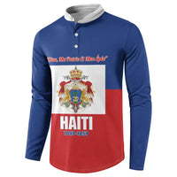 Personalised Second Empire of Haiti 1849-1859 Button Sweatshirt Anpi an Ayiti Flag Style