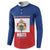 Personalised Second Empire of Haiti 1849-1859 Button Sweatshirt Anpi an Ayiti Flag Style