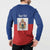 Personalised Second Empire of Haiti 1849-1859 Button Sweatshirt Anpi an Ayiti Flag Style