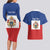 Personalised Second Empire of Haiti 1849-1859 Couples Matching Long Sleeve Bodycon Dress and Hawaiian Shirt Anpi an Ayiti Flag Style