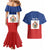 Personalised Second Empire of Haiti 1849-1859 Couples Matching Mermaid Dress and Hawaiian Shirt Anpi an Ayiti Flag Style