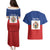 Personalised Second Empire of Haiti 1849-1859 Couples Matching Puletasi and Hawaiian Shirt Anpi an Ayiti Flag Style