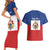 Personalised Second Empire of Haiti 1849-1859 Couples Matching Short Sleeve Bodycon Dress and Hawaiian Shirt Anpi an Ayiti Flag Style