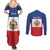 Personalised Second Empire of Haiti 1849-1859 Couples Matching Summer Maxi Dress and Long Sleeve Button Shirt Anpi an Ayiti Flag Style