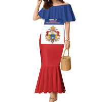 Personalised Second Empire of Haiti 1849-1859 Family Matching Mermaid Dress and Hawaiian Shirt Anpi an Ayiti Flag Style