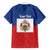 Personalised Second Empire of Haiti 1849-1859 Family Matching Off The Shoulder Long Sleeve Dress and Hawaiian Shirt Anpi an Ayiti Flag Style