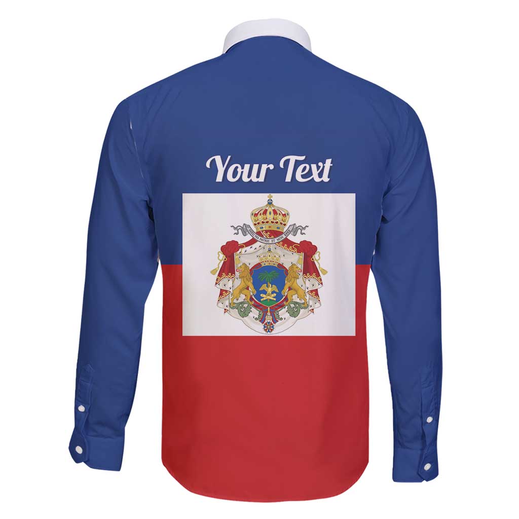 Personalised Second Empire of Haiti 1849-1859 Family Matching Off Shoulder Maxi Dress and Hawaiian Shirt Anpi an Ayiti Flag Style