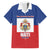 Personalised Second Empire of Haiti 1849-1859 Family Matching Off Shoulder Short Dress and Hawaiian Shirt Anpi an Ayiti Flag Style