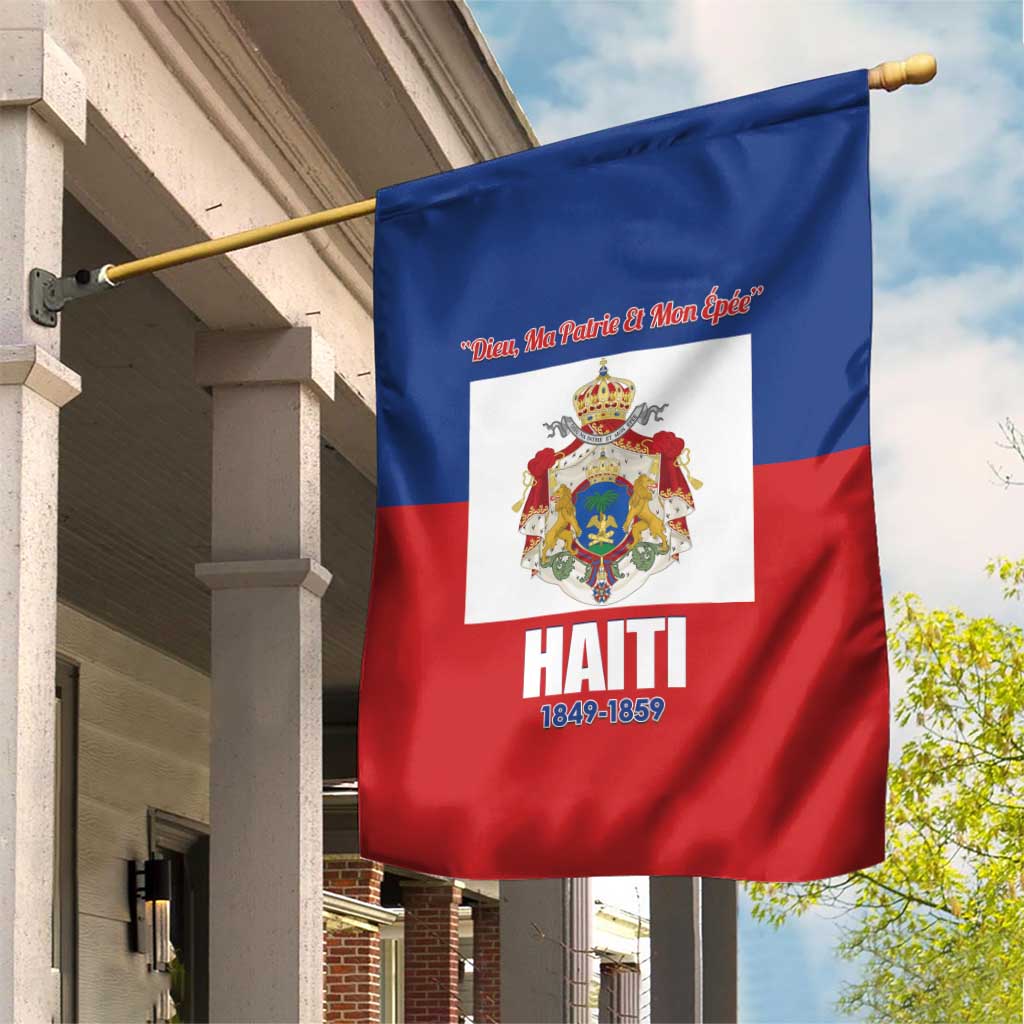 Second Empire of Haiti 1849-1859 Garden Flag Anpi an Ayiti Flag Style