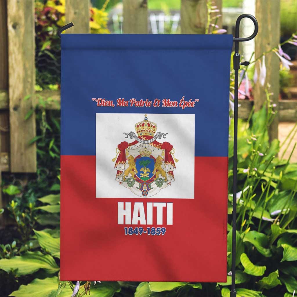 Second Empire of Haiti 1849-1859 Garden Flag Anpi an Ayiti Flag Style