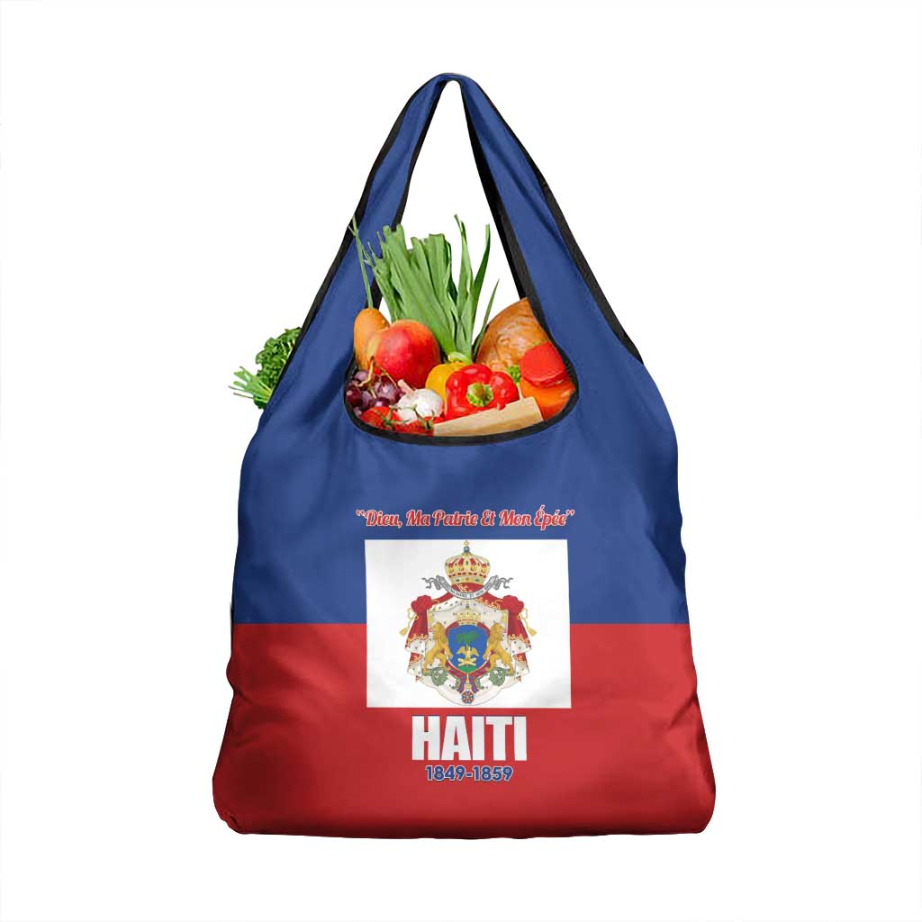 Second Empire of Haiti 1849-1859 Grocery Bag Anpi an Ayiti Flag Style