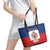 Second Empire of Haiti 1849-1859 Leather Tote Bag Anpi an Ayiti Flag Style