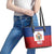 Second Empire of Haiti 1849-1859 Leather Tote Bag Anpi an Ayiti Flag Style