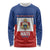 Personalised Second Empire of Haiti 1849-1859 Long Sleeve Shirt Anpi an Ayiti Flag Style