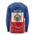 Personalised Second Empire of Haiti 1849-1859 Long Sleeve Shirt Anpi an Ayiti Flag Style