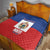 Second Empire of Haiti 1849-1859 Quilt Anpi an Ayiti Flag Style