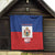 Second Empire of Haiti 1849-1859 Quilt Anpi an Ayiti Flag Style